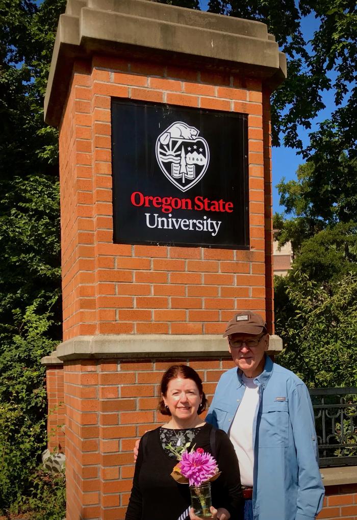 Ron and Ann Berg celebrated 50 years of marriage by coming back to where it all began: Oregon State University.
