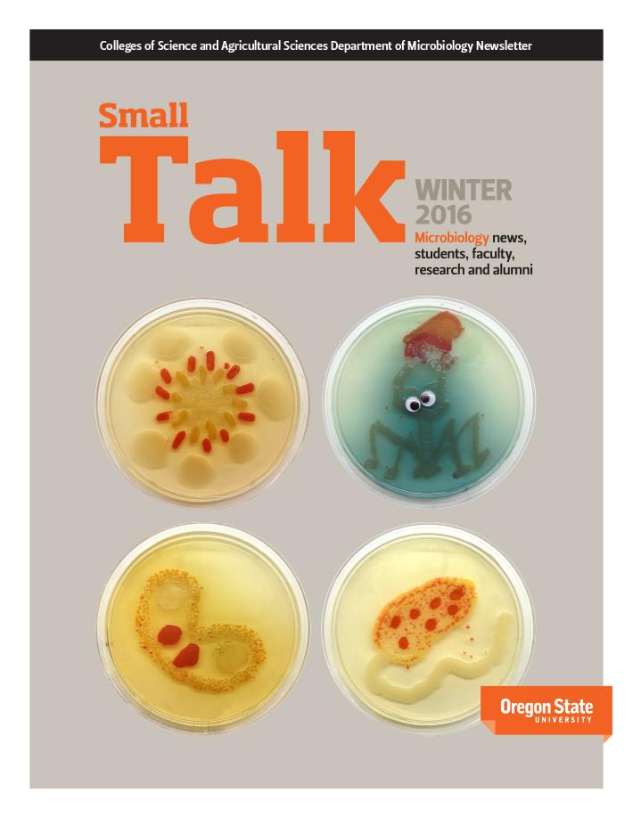 Microbiology newsletter Winter 2016 Cover